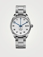 No. 002 Large Polished Stainless Steel Watch Case, 40mm