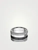 Black Edition Quatre White Gold Ring With PVD