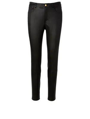 Mercer Leather Stretch Pants