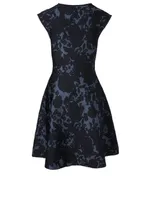 Floral Jacquard Dress