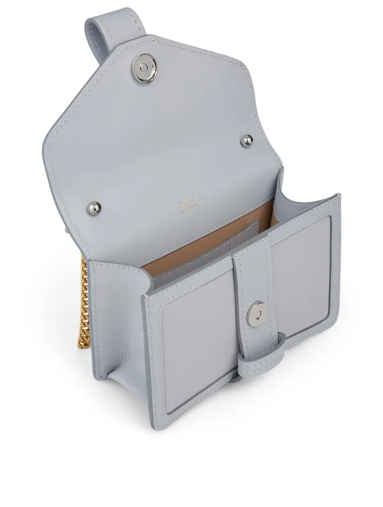 Mini Aby Leather Chain Shoulder Bag