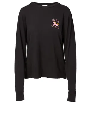 Pink Pony Long-Sleeve T-Shirt