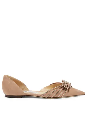 Kaitence Suede D'Orsay Flats