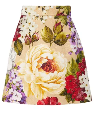 Mini Skirt Floral Print