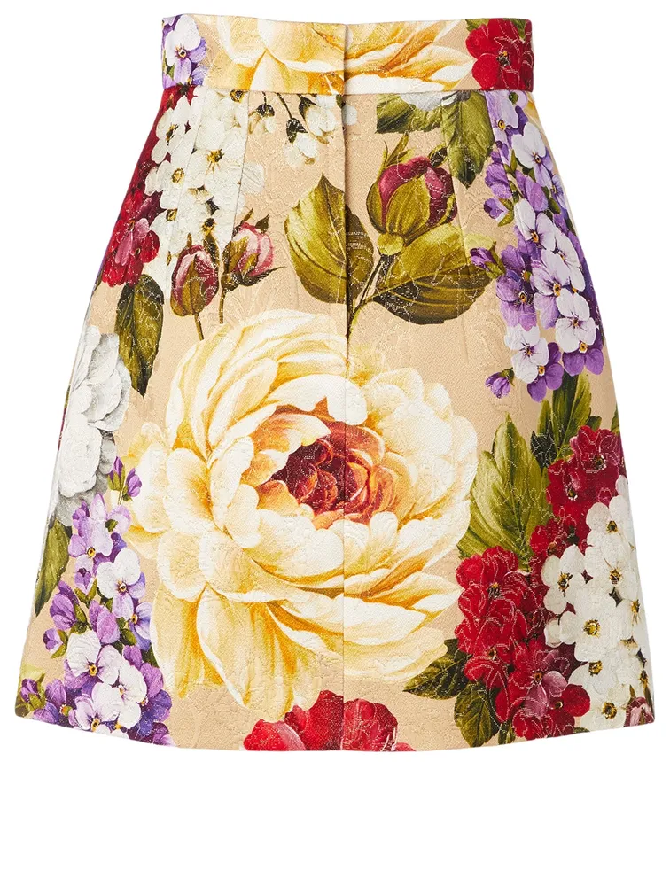 Mini Skirt Floral Print