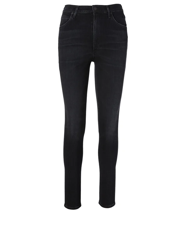 Chrissy Skinny High-Waisted Jeans