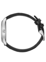 G-Timeless Croc-Embossed Leather Strap