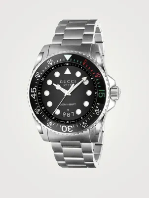 Gucci Dive Steel Bracelet Watch