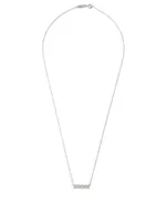 White Gold Mom Necklace