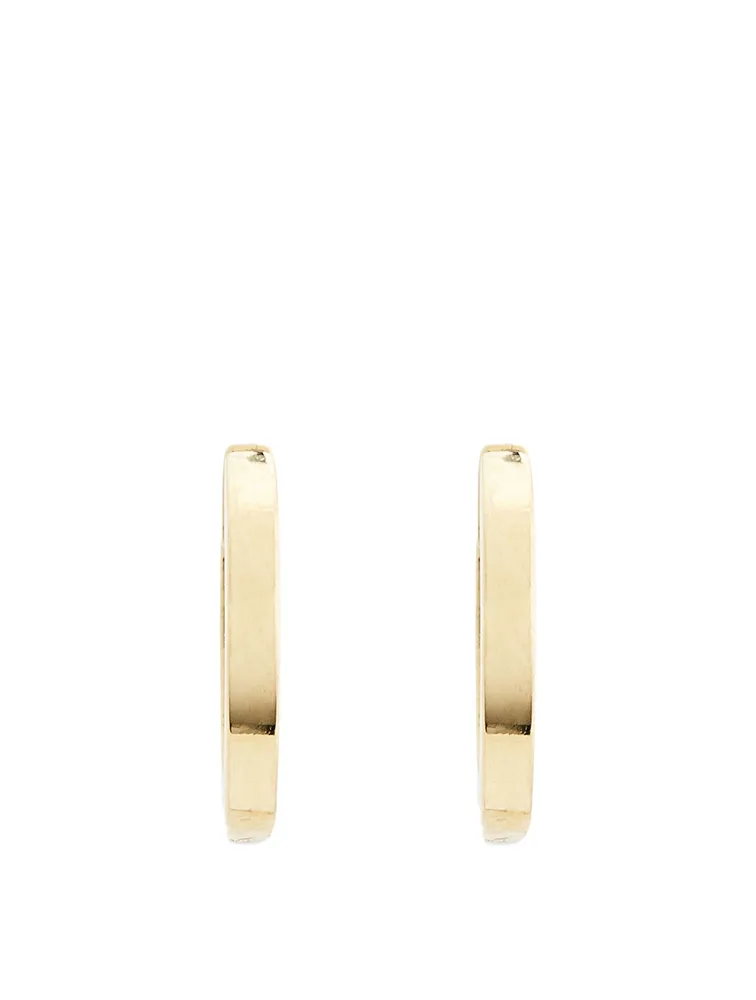 Small Gold Huggie Hoop Earrings