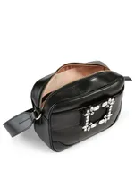 Viv' Run Strass Leather Camera Bag