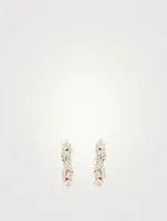 Fireworks 18K White Gold Earrings With Diamonds