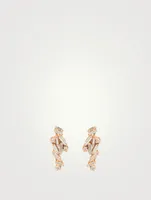 Fireworks 18K Rose Gold Earrings Wth Diamonds