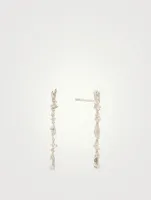 Fireworks 18K White Gold Fringe Earrings With Diamonds