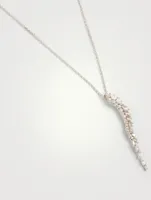 Fireworks 18K White Gold Necklace With Diamonds