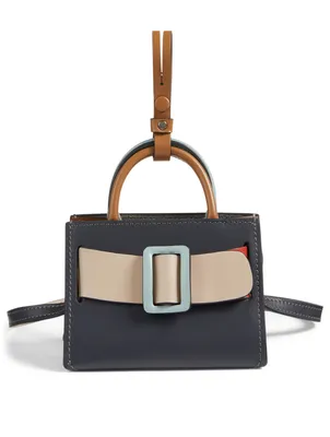 Bobby Charm Colourblock Leather Bag With Strap