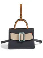 Bobby Charm Colourblock Leather Bag With Strap