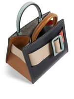 Bobby Charm Colourblock Leather Bag With Strap