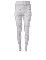 Duncan High-Waisted Leggings Dot Abstract Print