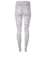 Duncan High-Waisted Leggings Dot Abstract Print