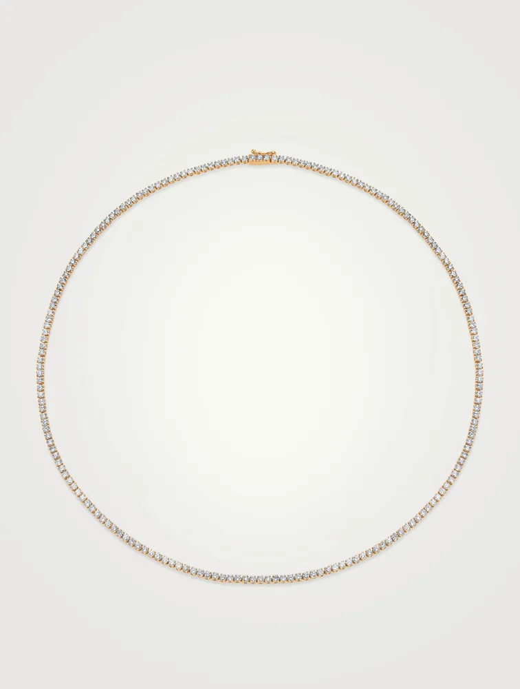 18K Gold Hepburn Diamond Choker Necklace