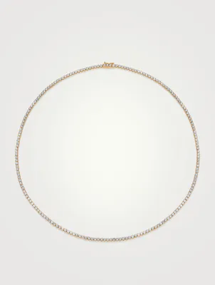 18K Gold Hepburn Diamond Choker Necklace