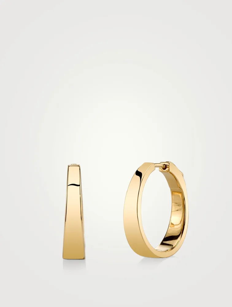 Meryl 18K Gold Hoop Earrings