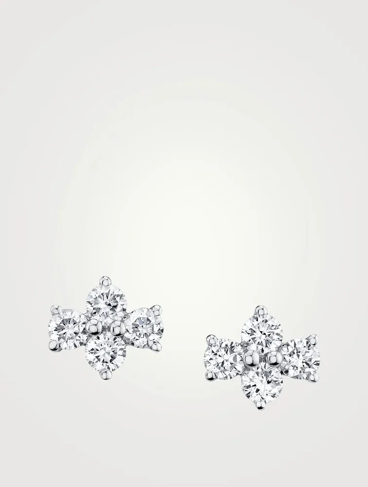 18K Gold Vivi Diamond Stud Earrings