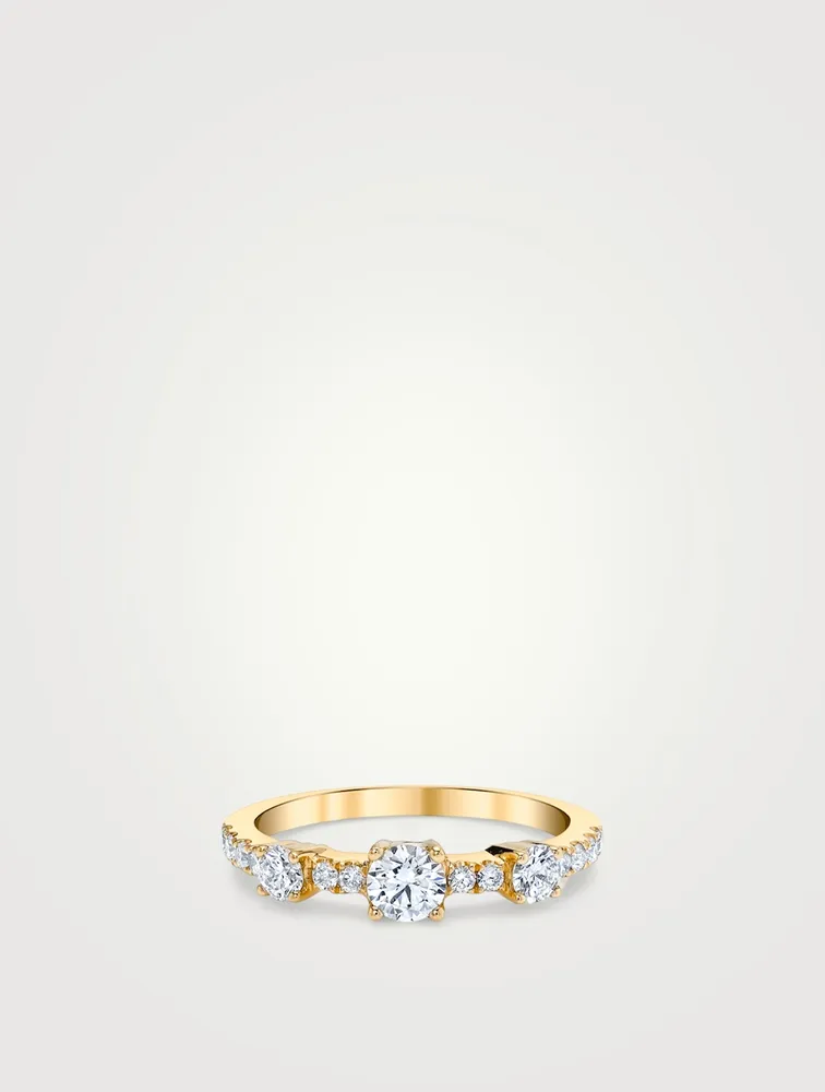 Collins 18K Gold Diamond Ring