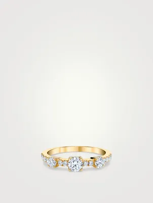 Collins 18K Gold Diamond Ring