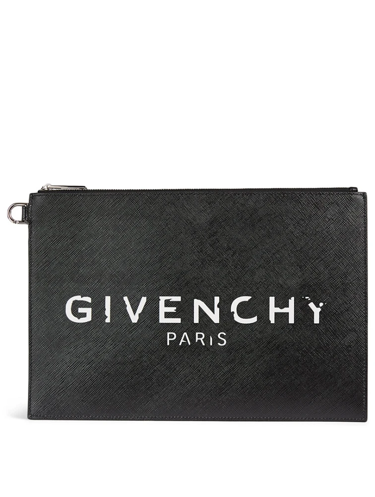 Givenchy Paris Coated Canvas Pouch