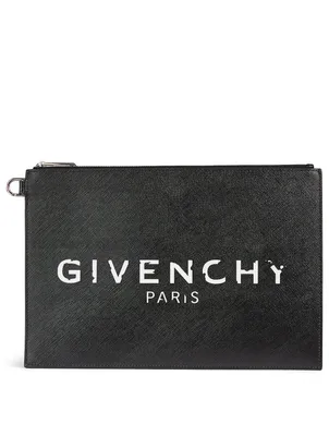 Givenchy Paris Coated Canvas Pouch