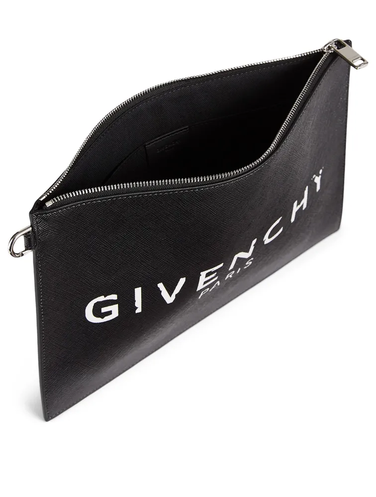 Givenchy Paris Coated Canvas Pouch