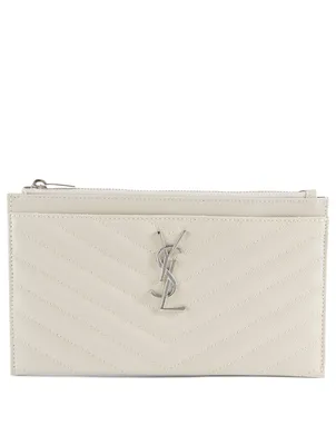 Small YSL Monogram Leather Pouch