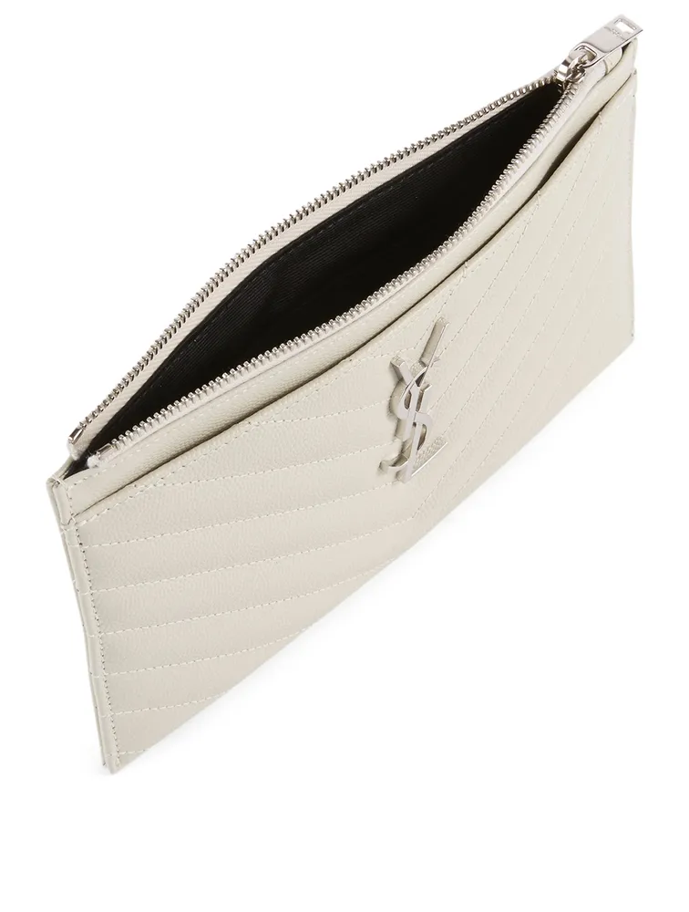 Small YSL Monogram Leather Pouch