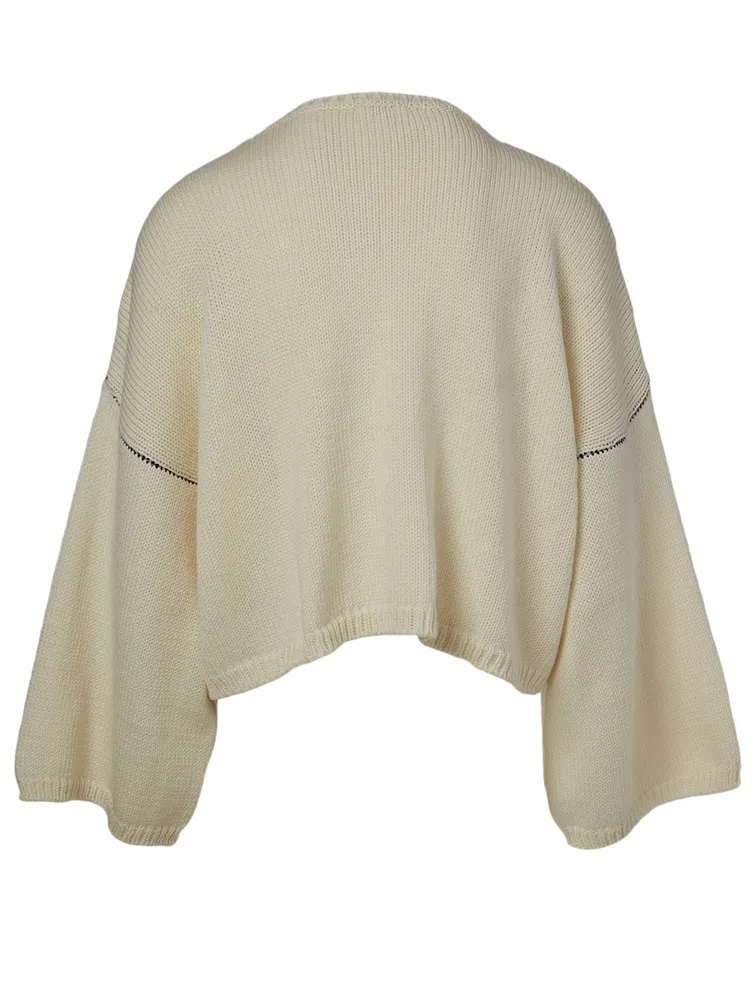 Wool Cropped Sweater