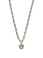 Skull Coin Pendant Necklace