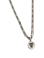 Skull Coin Pendant Necklace
