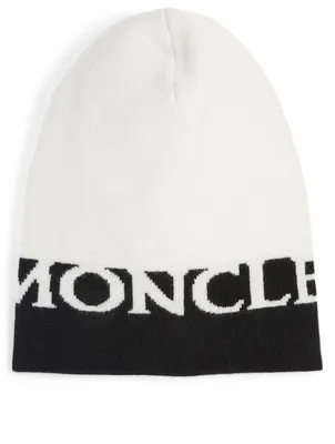 Wool And Cashmere Toque With Logo