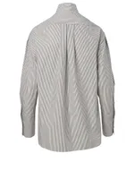 Cotton Shirt Stripe Print