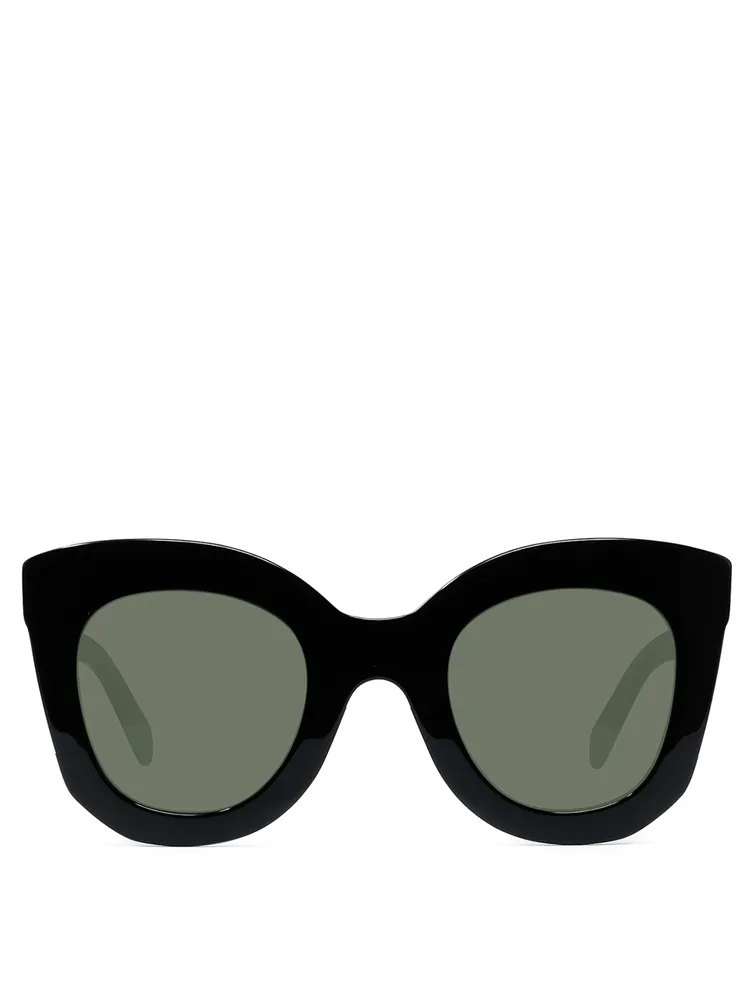 Round Cat-Eye Sunglasses