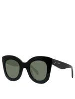 Round Cat-Eye Sunglasses