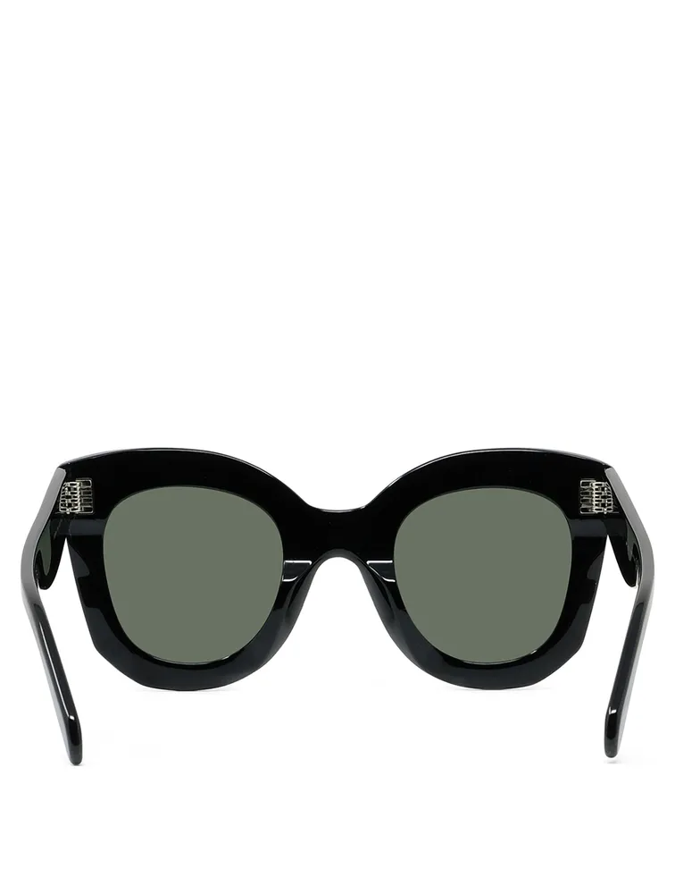 Round Cat-Eye Sunglasses