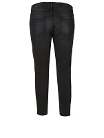 Le Garcon Crop Jeans With Raw Edge
