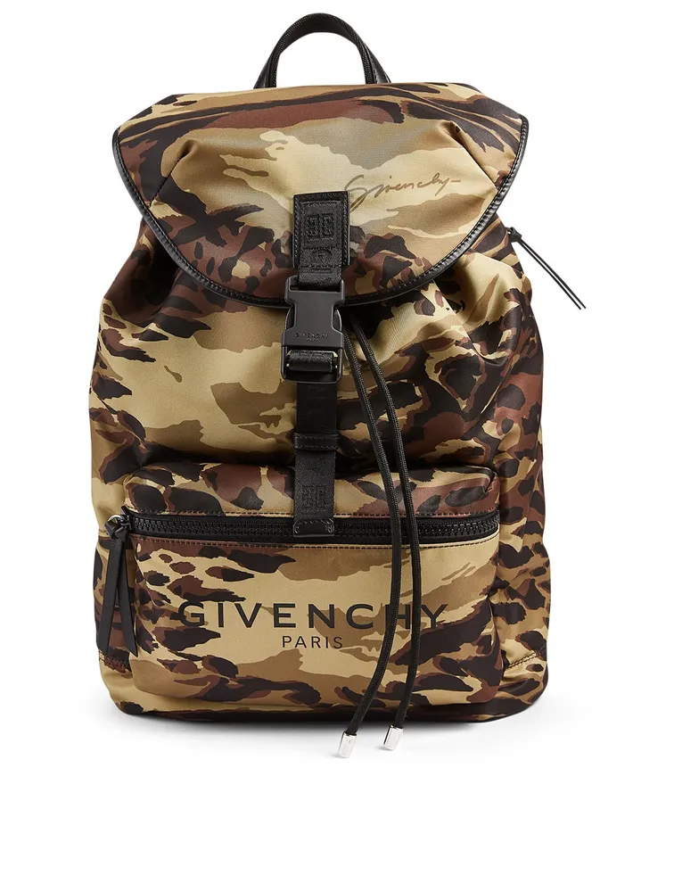 Light 3 4G Packaway Nylon Backpack In Camo Print