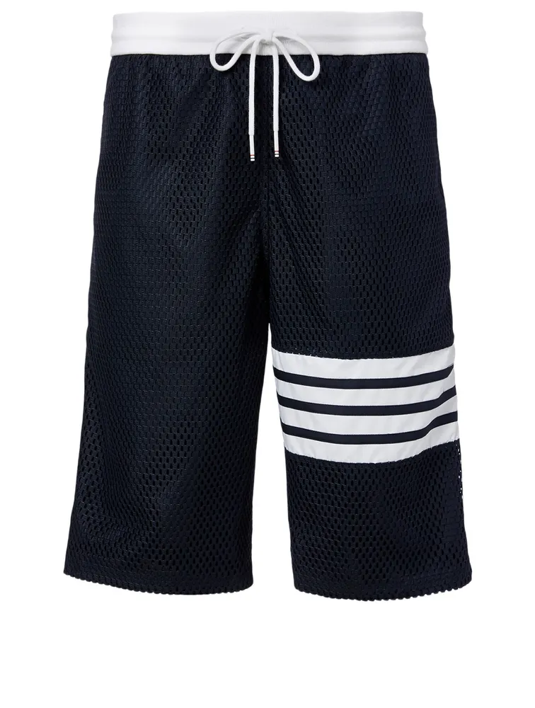 Athletic Mesh Track Shorts