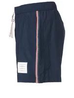 Classic Swim Shorts With Side Stripe