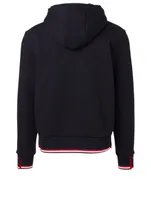 Cotton Hoodie With Baseball Patch