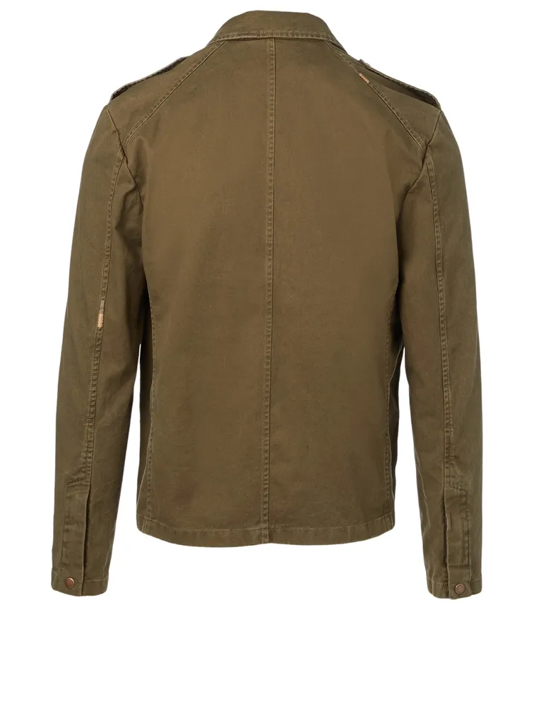 Cotton Gabardine Field Jacket