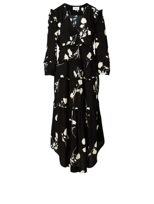 Paule Midi Dress Floral Print